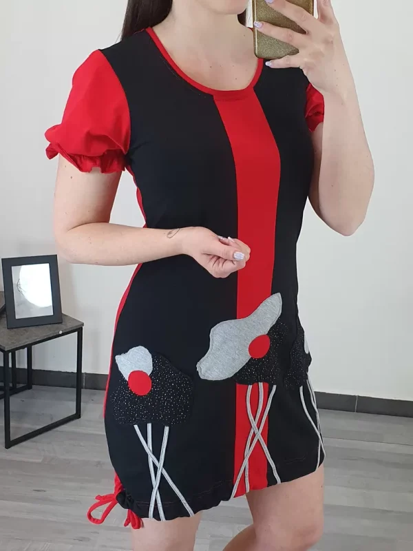 TUNIKA BRUNA RDEČA