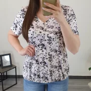 MAJICA ANGA VZOREC ROŽA - slika 3