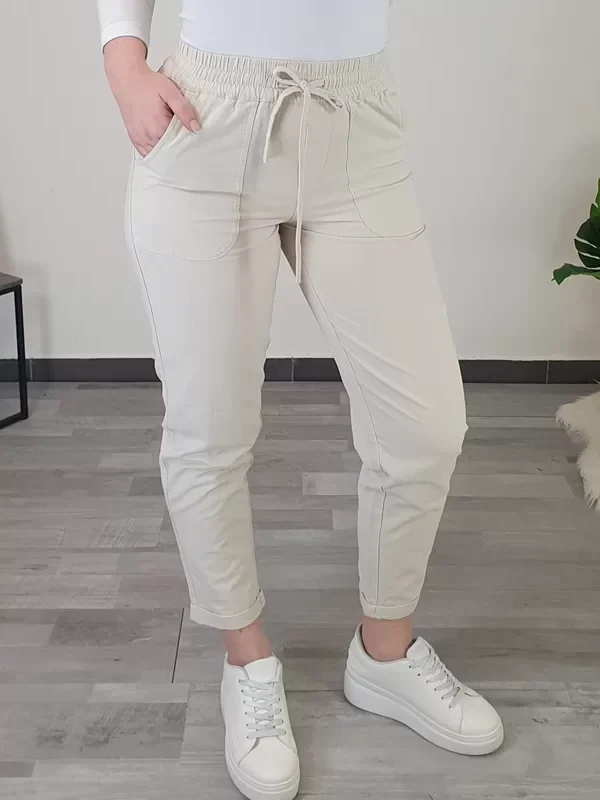 7/8 HLAČE CISSIE BEŽ