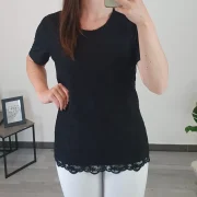 MAJICA 31210 ČRNA - slika 2