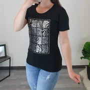 MAJICA 32558 ČRNA - slika 2