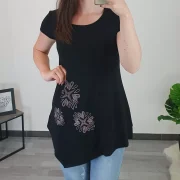 TUNIKA POPI ČRNA - slika 2