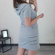 TUNIKA CELESTA SIVA - slika 5