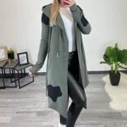 PLAŠČ IRMA OLIV - slika 3