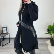 PLAŠČ ADELA ČRN - slika 2
