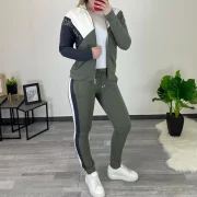 HLAČE FL137 OLIV - slika 4