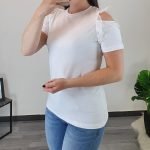 MAJICA SL045 BELA