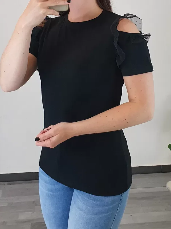 MAJICA SL045 ČRNA
