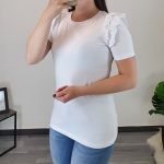 MAJICA SL114 BELA