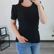 MAJICA SL114 ČRNA - slika 2