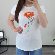 MAJICA WO1878 BELA - slika 2