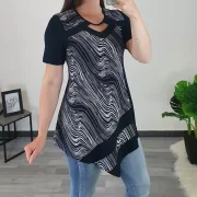 TUNIKA MIKA TEMNO MODRA - slika 3