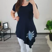 TUNIKA DESIRE TEMNO MODRA - slika 3