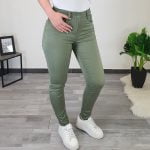 PUSH UP HLAČE 9200 OLIVNE