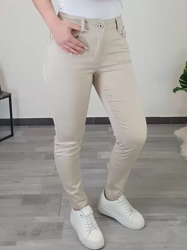 PUSH UP HLAČE 9200 BEŽ