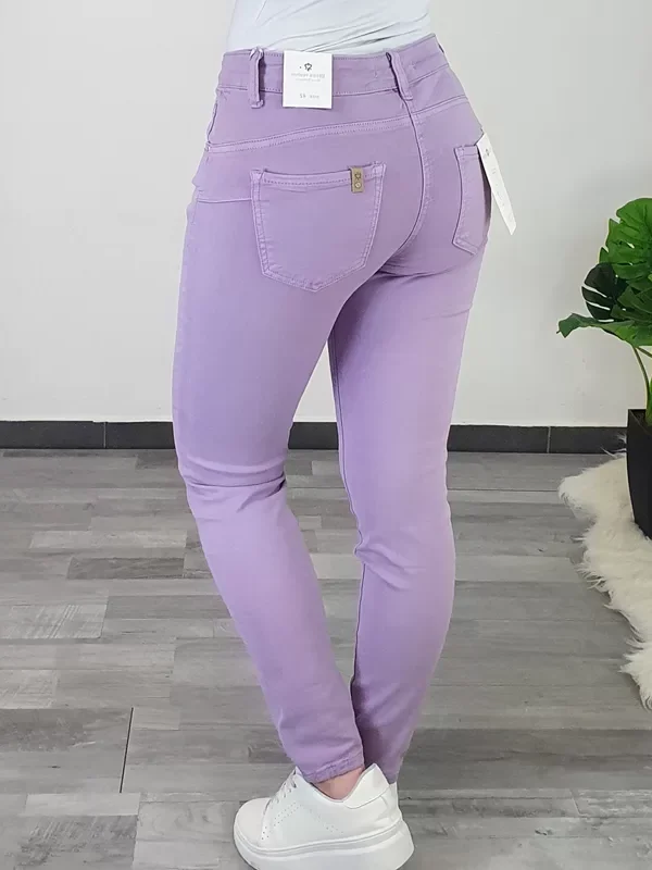 PUSH UP HLAČE AB069 VIJOLA