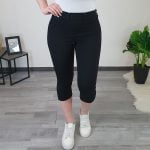 HLAČE NADIRA 18054 3/4 ČRNE