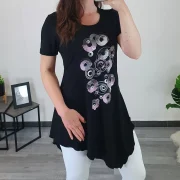 TUNIKA DESIRE ČRNA - slika 2