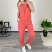 7/8 HLAČE 262A ORANŽNE - slika 5
