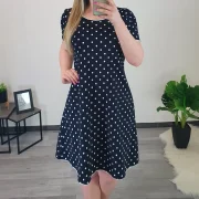 OBLEKA JOŽI TEMNO MODRA - slika 2