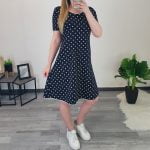 OBLEKA JOŽI TEMNO MODRA