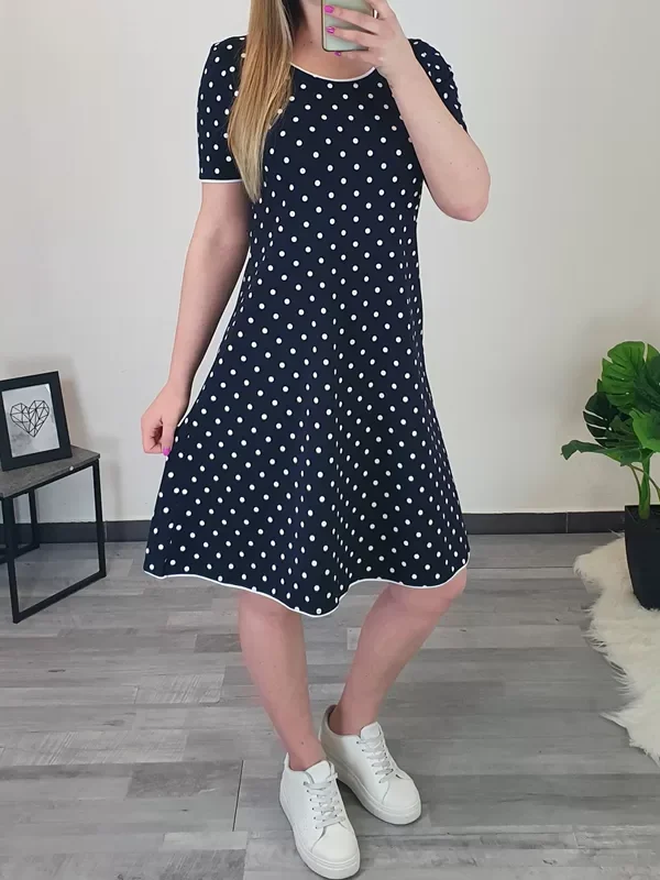 OBLEKA JOŽI TEMNO MODRA