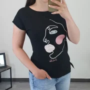 MAJICA 3807 ČRNA - slika 3