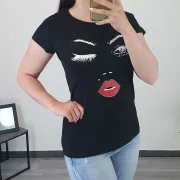 MAJICA 3803 ČRNA - slika 2