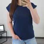 MAJICA 3800 TEMNO MODRA