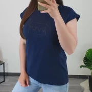 MAJICA 3800 TEMNO MODRA - slika 2