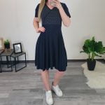 OBLEKA RONJA TEMNO MODRA