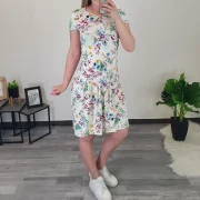 OBLEKA JULKA BEŽ - slika 2