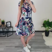 OBLEKA JULKA MODRA - slika 3