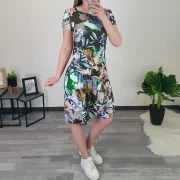 OBLEKA JULKA ZELENA - slika 2