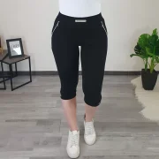 ŠPORTNE HLAČE PLAJA 3/4 ČRNE - slika 2