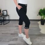 ŠPORTNE HLAČE PLAJA 3/4 ČRNE