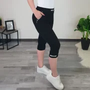 ŠPORTNE HLAČE PLAJA 3/4 ČRNE