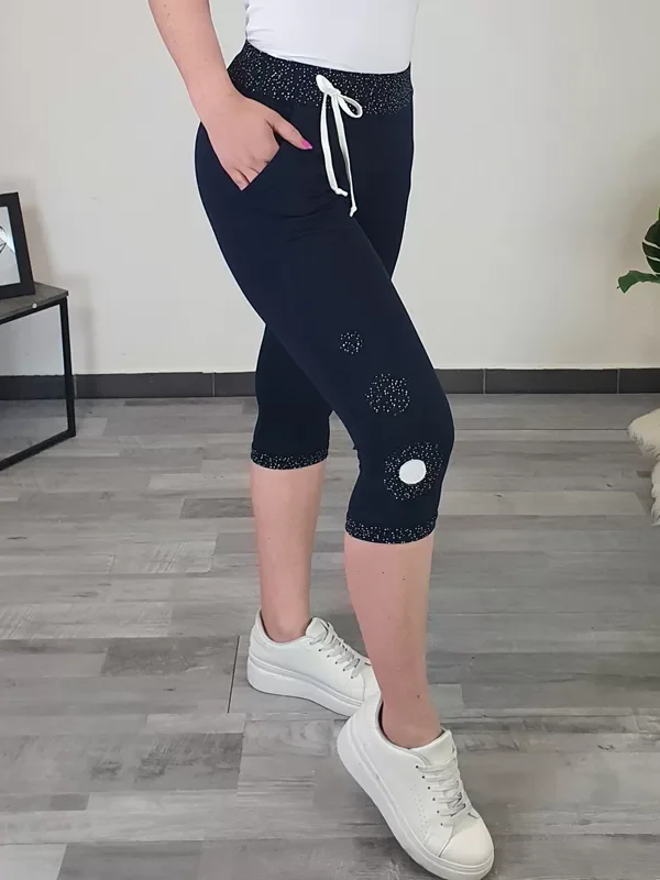 3/4 HLAČE OLGA BELA