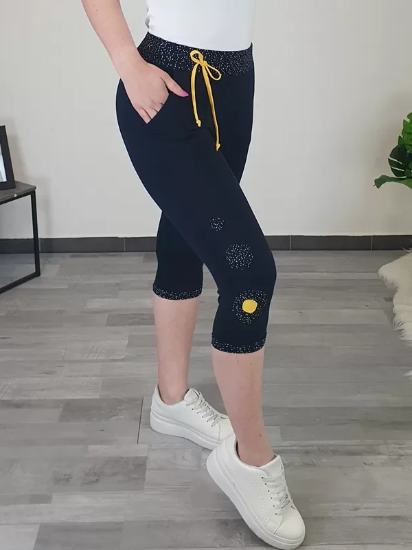 3/4 HLAČE OLGA RUMENA