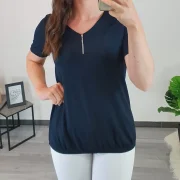 MAJICA ANGA TEMNO MODRA - slika 2