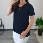 MAJICA ANGA TEMNO MODRA