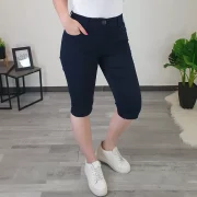 HLAČE FA318 3/4 TEMNO MODRA - slika 2