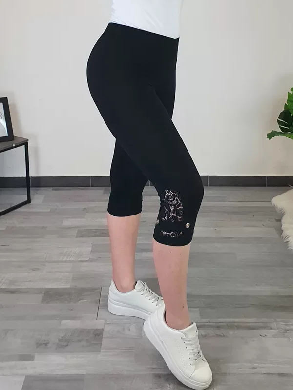 PAJKICE DEVA 3/4 ČRNA