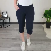 ŠPORTNE HLAČE 4225 3/4 TEMNO MODRE - slika 2