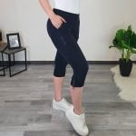 ŠPORTNE HLAČE 4225 3/4 TEMNO MODRE