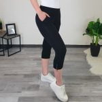 ŠPORTNE HLAČE 4225 3/4 ČRNE