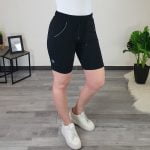 KRATKE ŠPORTNE HLAČE 334-22 ČRNE