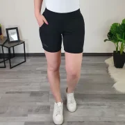 KRATKE ŠPORTNE HLAČE 210-K ČRNE - slika 2