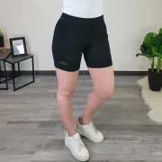 KRATKE ŠPORTNE HLAČE 210-K ČRNE