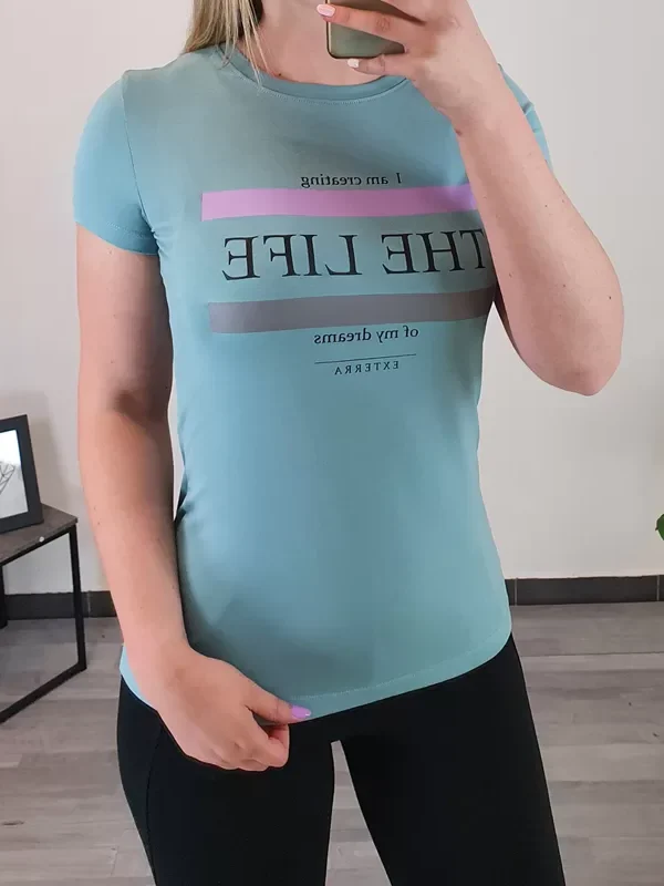 MAJICA SL108 PETROLEJ